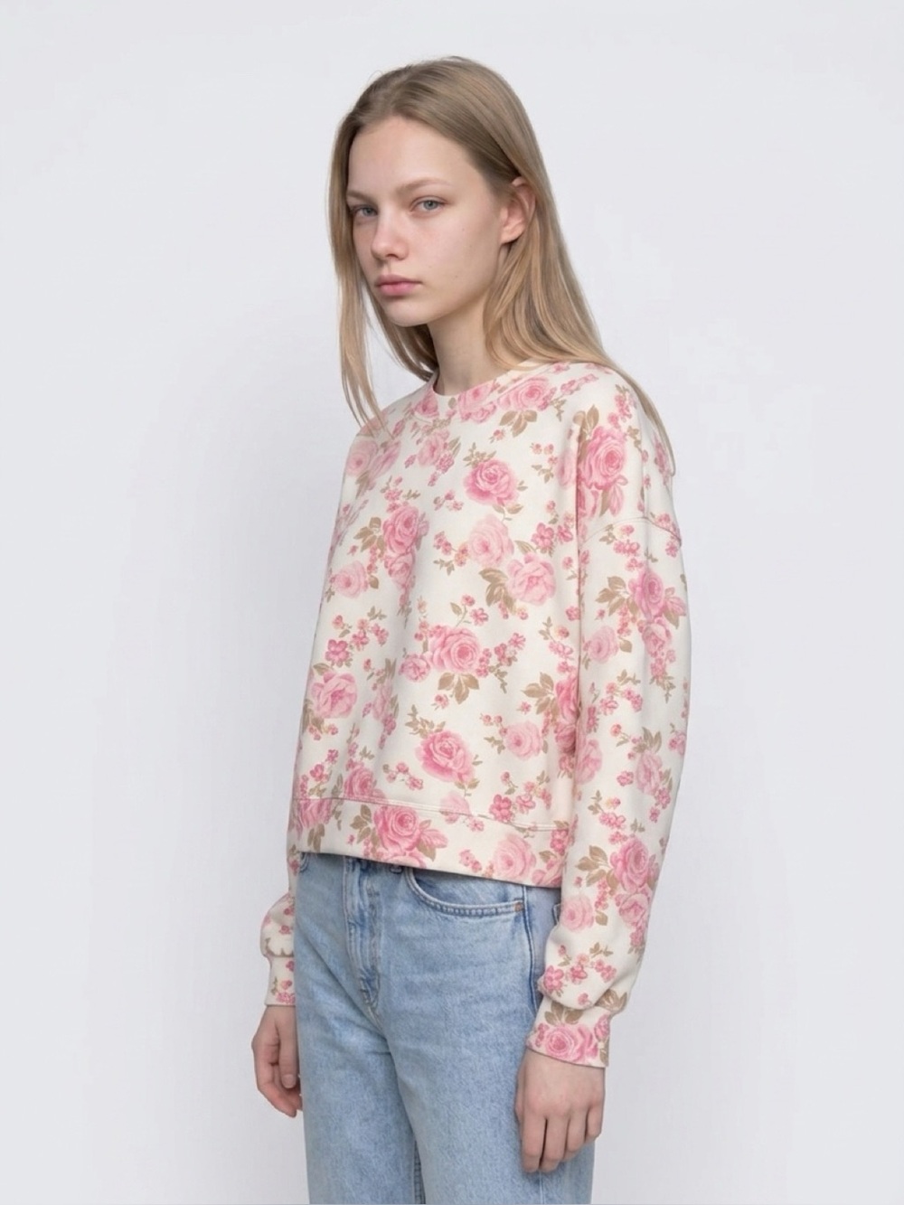 Altar’d State Punk Floral Sweater